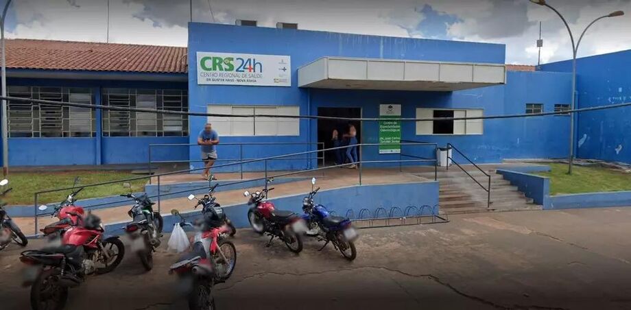 Fachada do Centro Regional de Saúde Nova Bahia