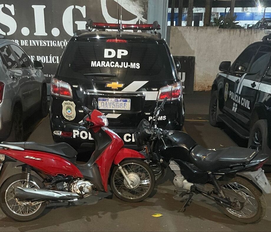 Motos foram recuperadas