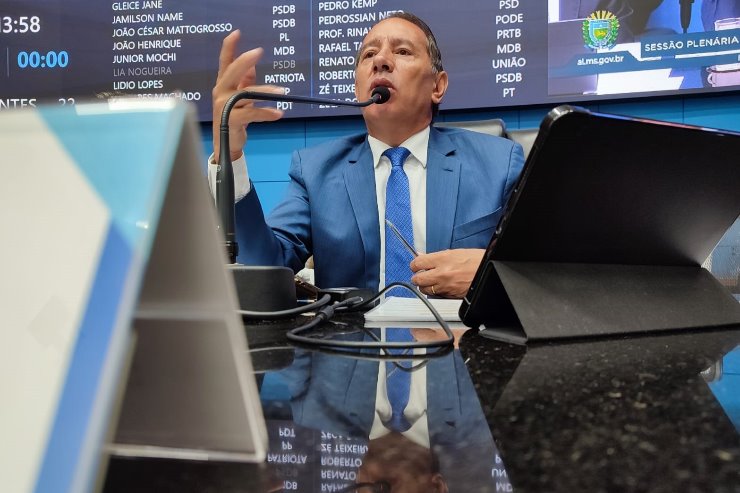 Deputado Gerson Claro, presidente da ALEMS; o Parlamento irá deliberar sobre projetos importantes do Poder Executivo