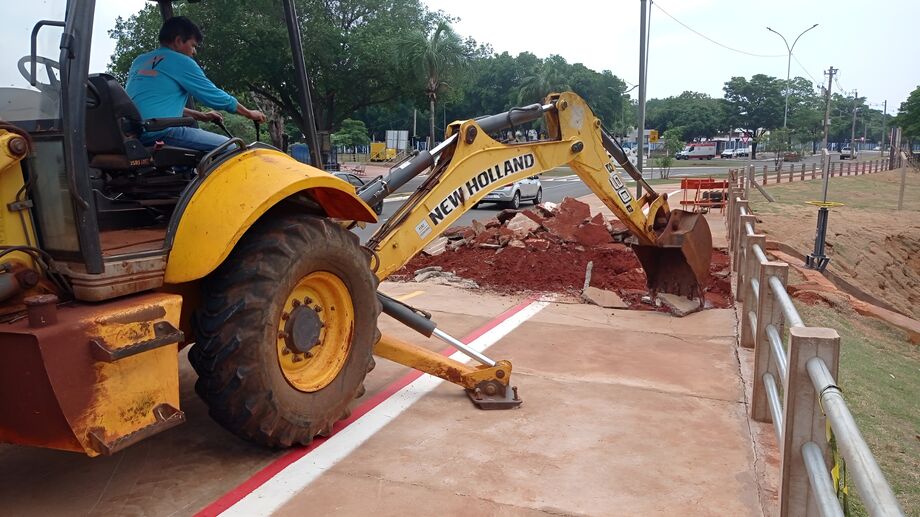 Obras na Filinto Muller