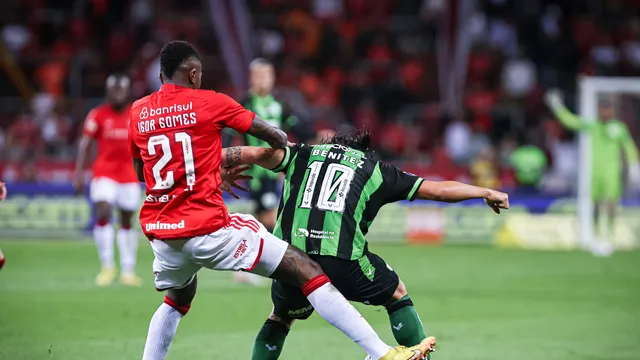 Internacional cede o empate ao lanterna América-MG no Beira-Rio e é vaiado