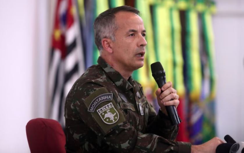 O general de brigada Mauricio Vieira Gama, chefe do Estado-Maior do CMSE