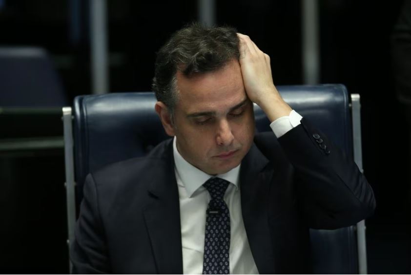 O presidente do Senado, Rodrigo Pacheco