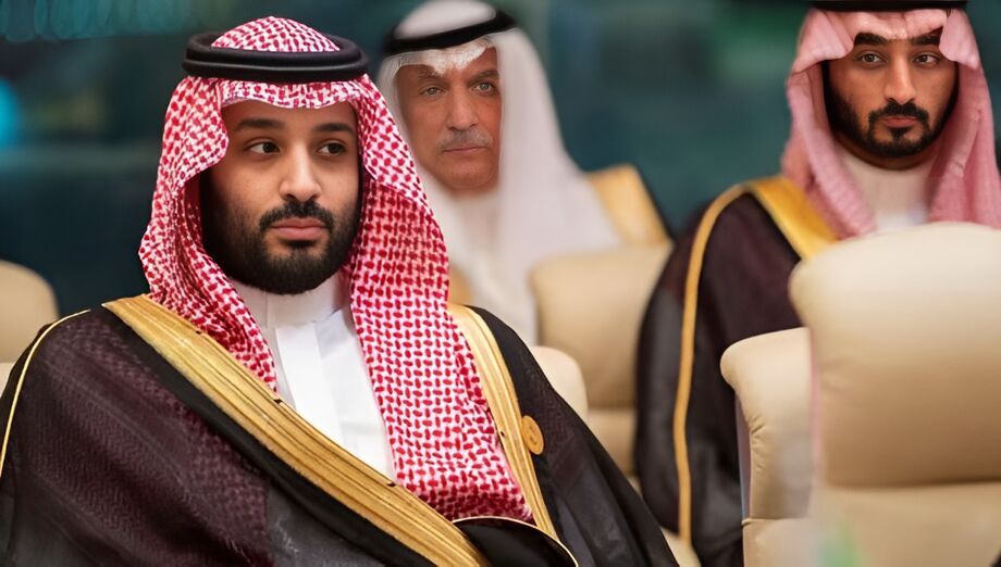 Imagem mostra príncipe-herdeiro Mohammed bin Salman durante cúpula do Golfo Pérsico, em 30 de maio. Bin Salman é acusado de ordenar morte de jornalista opositor