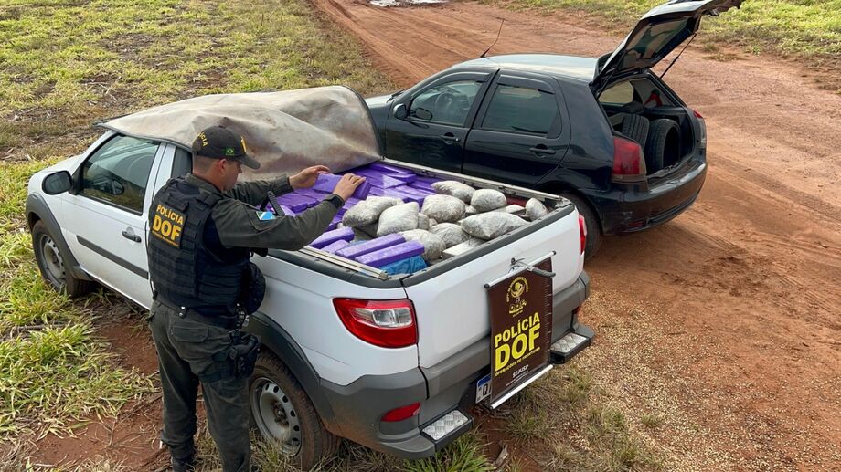 Veículo estava lotado de droga