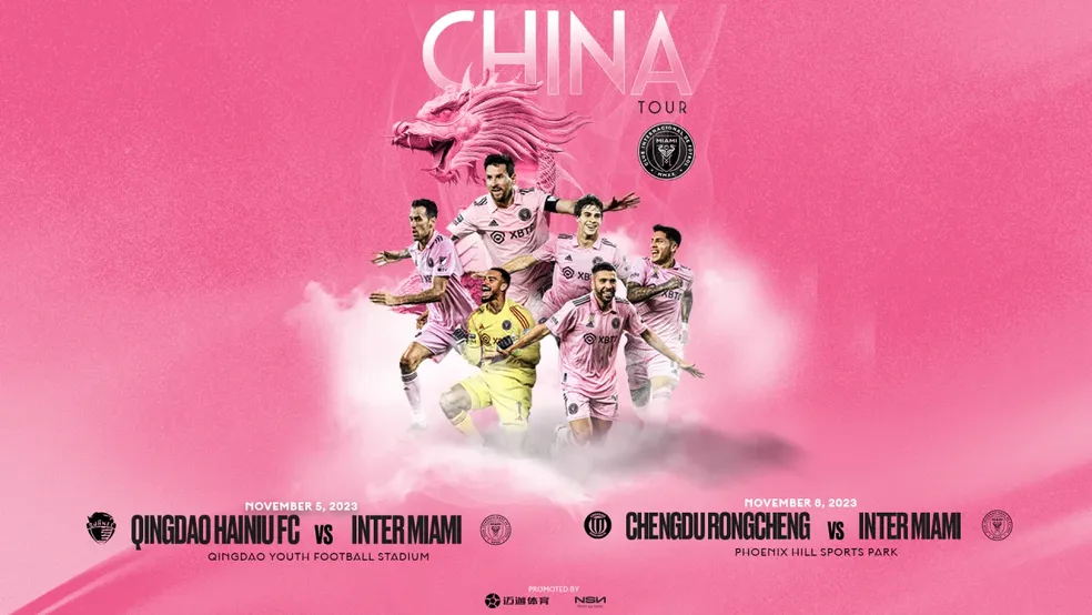 Excursão do Inter Miami com Messi pela China é cancelada por 'circunstâncias inesperadas'