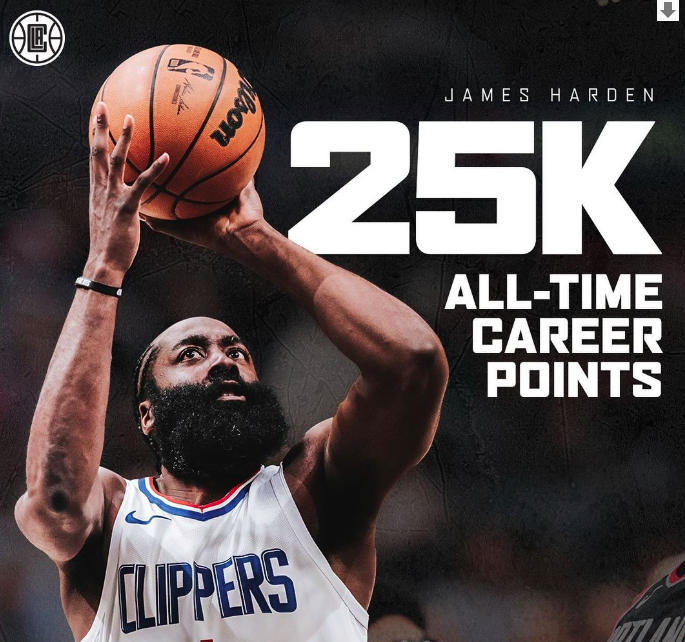 James Harden 25K