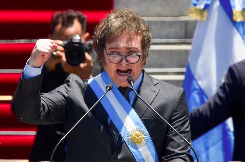 O presidente da Argentina, Javier Milei