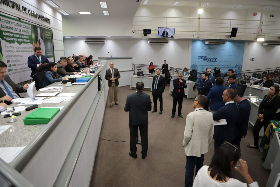 Os vereadores da Câmara Municipal de Campo Grande aprovaram 14 Projetos