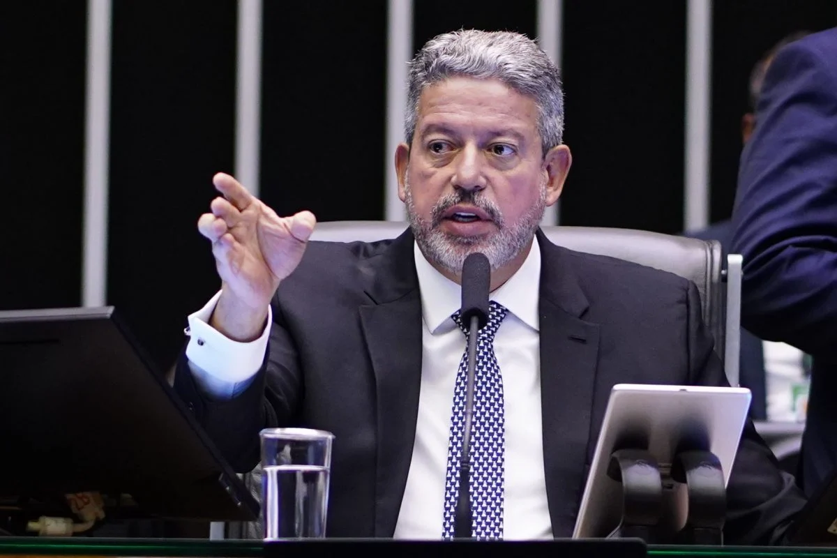 O presidente da Câmara, Arthur Lira
