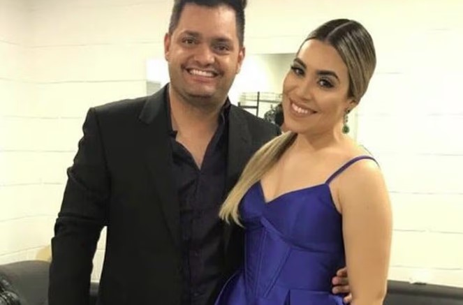 A cantora e seu ex-marido, Rafael Cabral, de quem se divorciou em 2021
