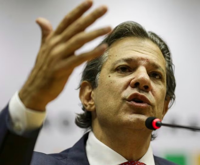 O ministro da Fazenda, Fernando Haddad