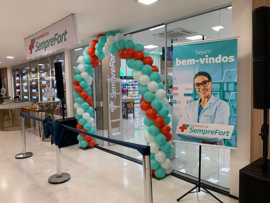 Local já esta pronto para a inauguração de amanhã