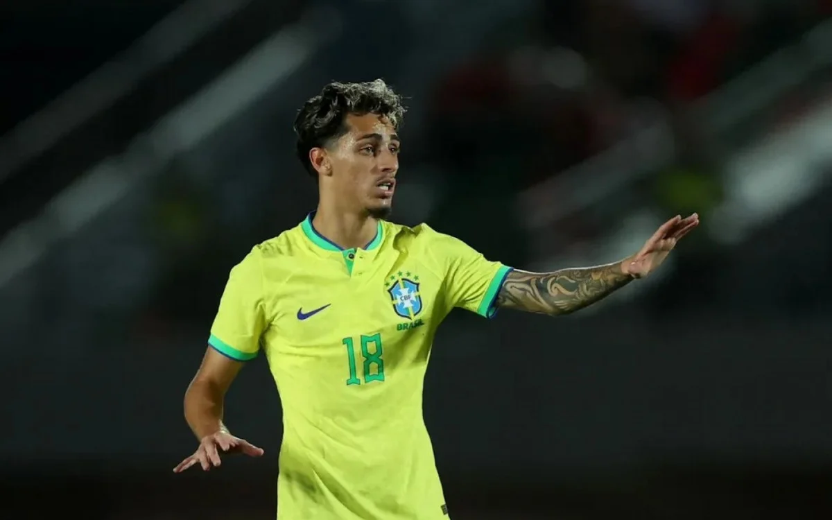 Marlon Gomes, do Vasco, pela seleção olímpica do Brasil na derrota contra Marrocos