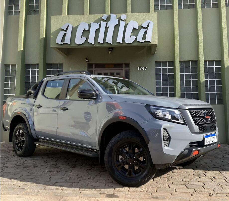 Veículo testado pela redação do Jornal A Crítica: A Nissan Frontier passou por avaliação na redação do jornal A Crítica em 2023.