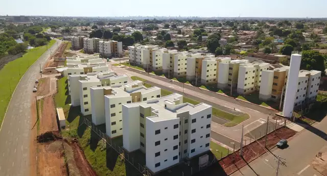 Residenciais no Bairro Aero Rancho, em Campo Grande, que tiveram financiamento federal