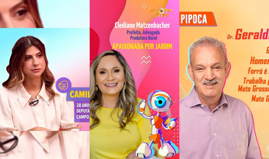 Deputada federal Camila Jara, a prefeita de Jardim, Clediane Matzembacher e o deputado federal, Geraldo Resende entraram na onda do BBB