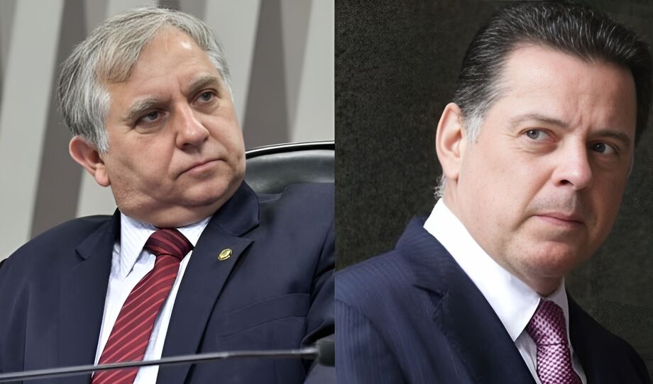 Senador Izalci Lucas (PSDB-DF) e presidente do PSDB, Marconi Perillo