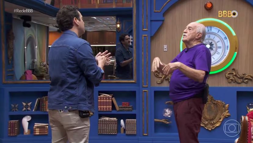 Ary Fontoura na casa do BBB 24.