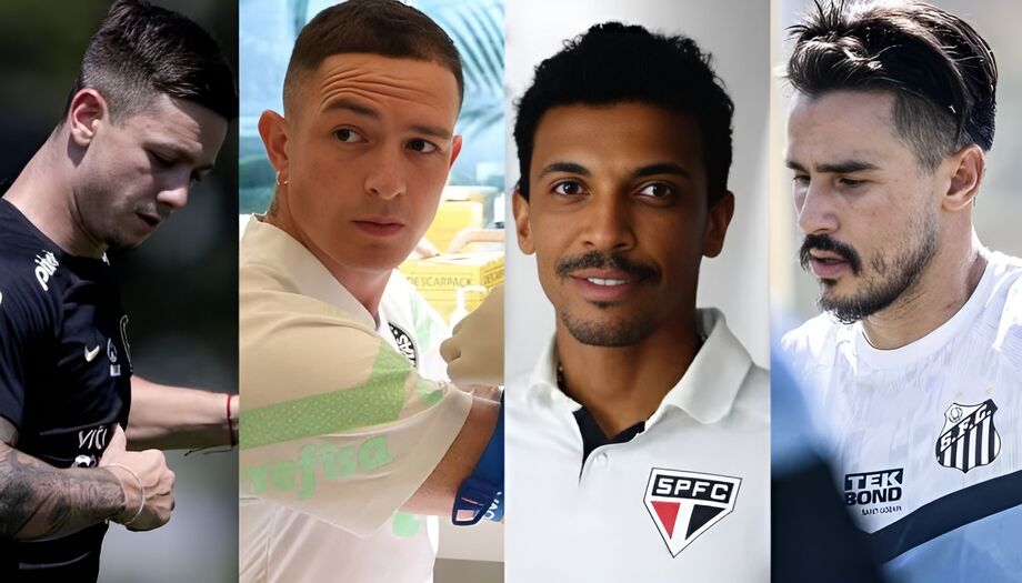 Rodrigo Garro, Anibal Moreno, Luiz Gustavo e Willian Bigode são alguns dos reforços dos times paulistas para 2024.