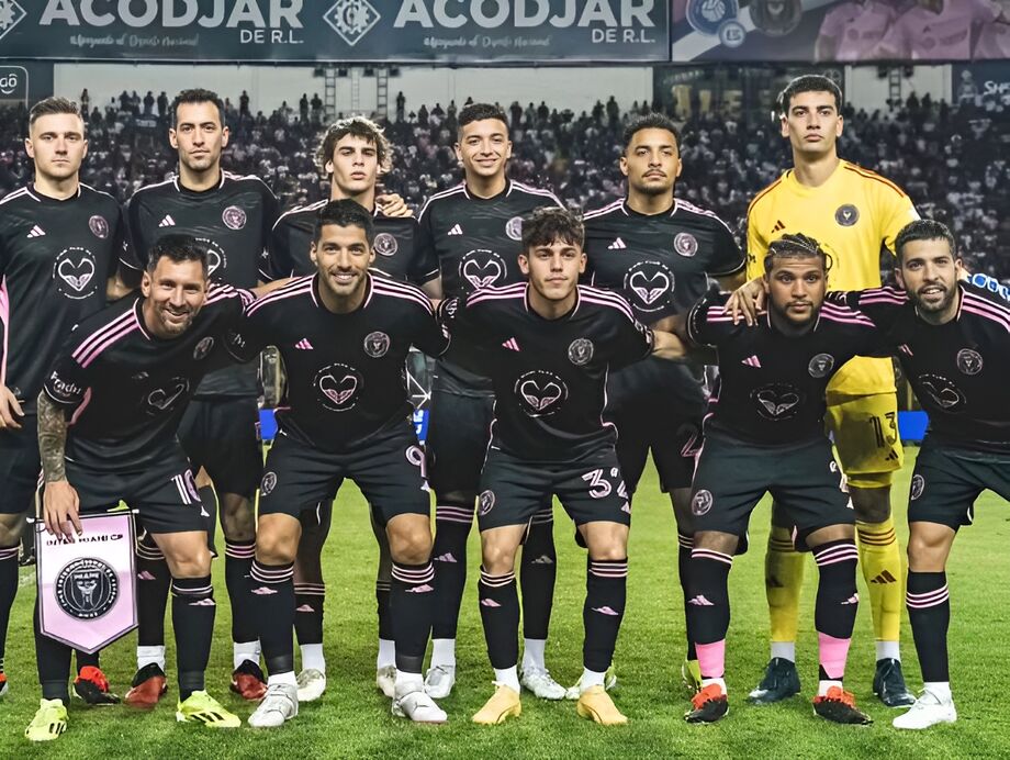 Inter Miami em amistoso contra El Salvador