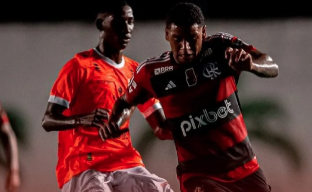 Flamengo e Nova Iguaçu se enfrentaram em João Pessoa, pela segunda rodada da Taça Guanabara - Divulgação/Flamengo