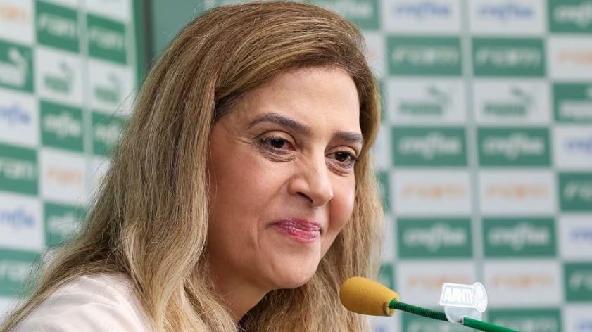 Leila, presidente do Palmeiras, dará coletiva apenas para mulheres