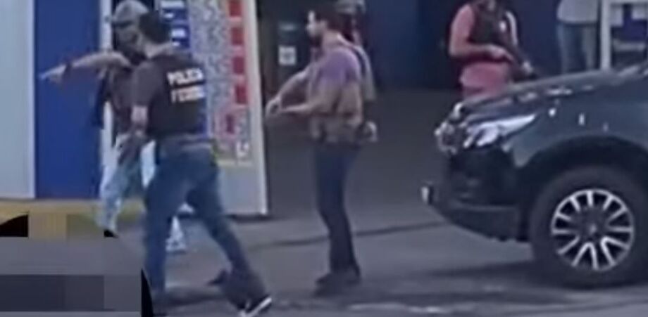 Momento da prisão
