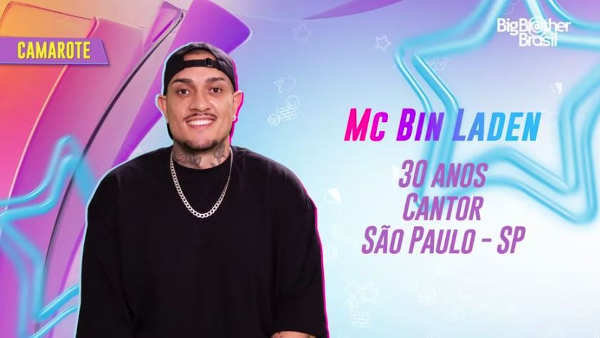 MC Bin Laden é o primeiro camarote anunciado no BBB 24