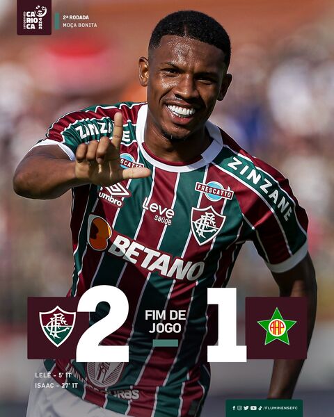 Fluminense bate Portuguesa e conquista primeira vitória no Campeonato Carioca