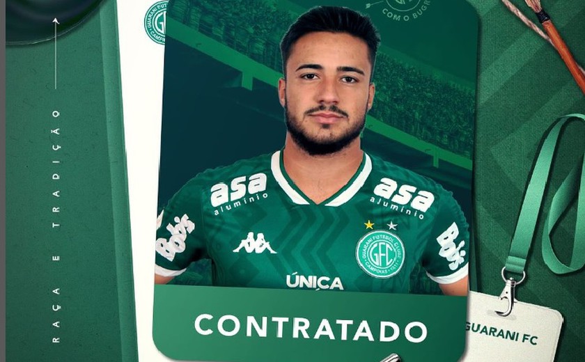 O Guarani anunciou a contratação do lateral-direito Heitor, de 23 anos, que estava no Internacional.