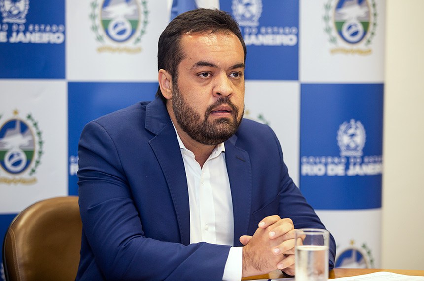 O governador do Rio de Janeiro, Cláudio Castro (PL)