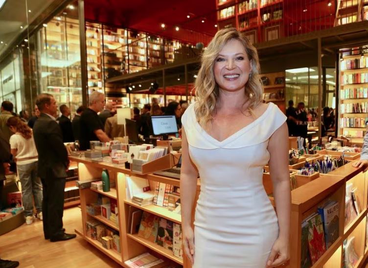 Joice Hasselmann no lançamento do Livro de João Doria o Poder da Transformação escrito por Thales Guaracy , na Livraria Travessa no Shopping Iguatemi.