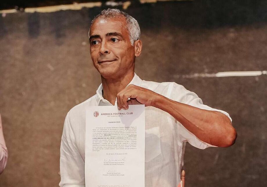 Romário, presidente do América-RJ