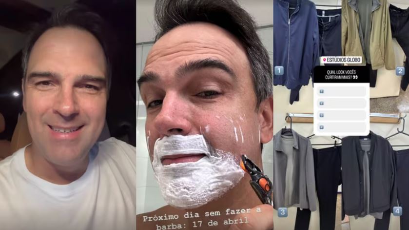 Tadeu Schmidt conhece a nova casa do 'BBB 24'.