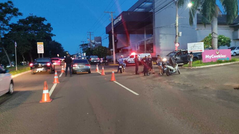 Operação Saturação, da PMMS, garante a segurança no trânsito da avenida Afonso Pena