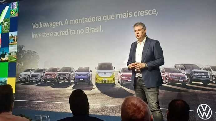 O CEO da Volkswagen no Brasil, Ciro Possobom
