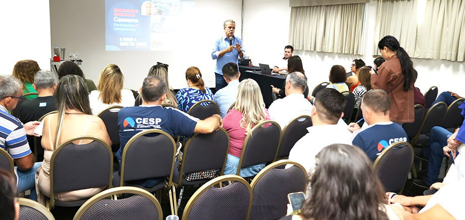 Evento realizado nesta segunda-feira (19), contou com a presença de representantes de entidades representativas dos Servidores Públicos de Mato Grosso do Sul
