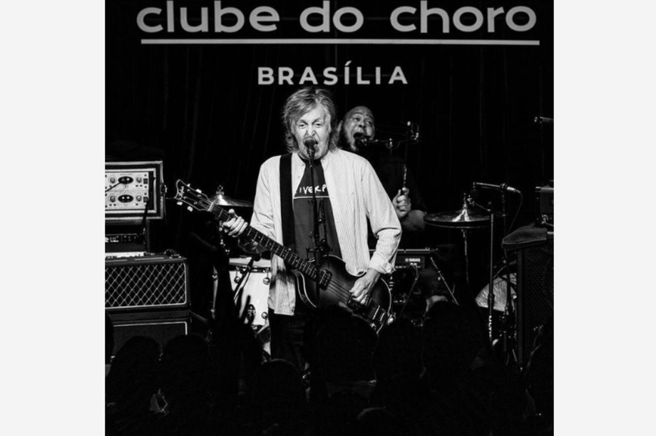 Paul McCartney em show intimista no Clube do Choro, em Brasília