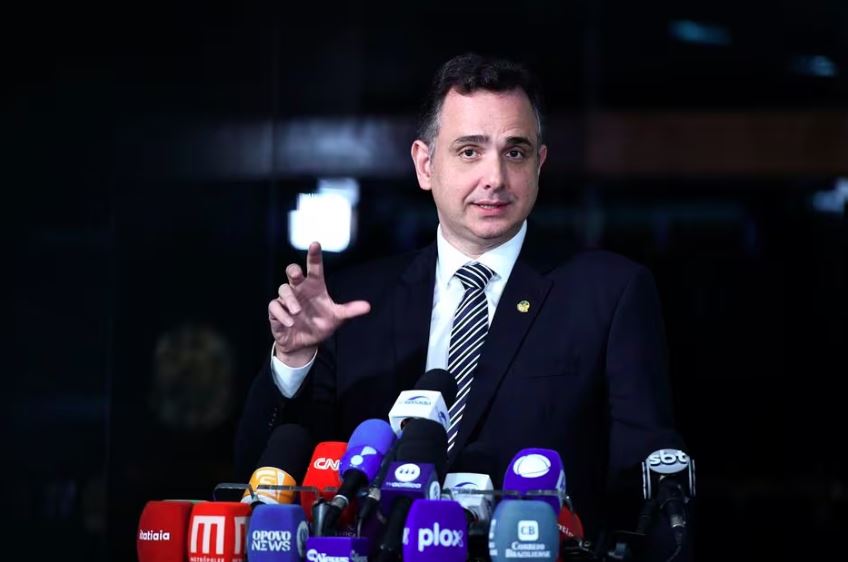 Meu propósito, particularmente, é colocar fim a reeleição no Brasil com a coincidência de mandatos de cinco anos, disse Rodrigo Pacheco (PSD-MG), presidente do Senado