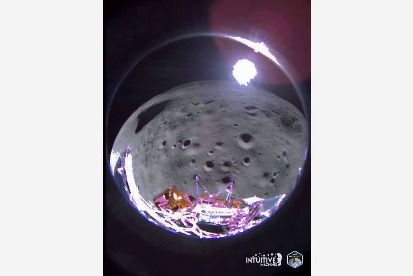 Imagens foram registradas no processo de pouso da sonda