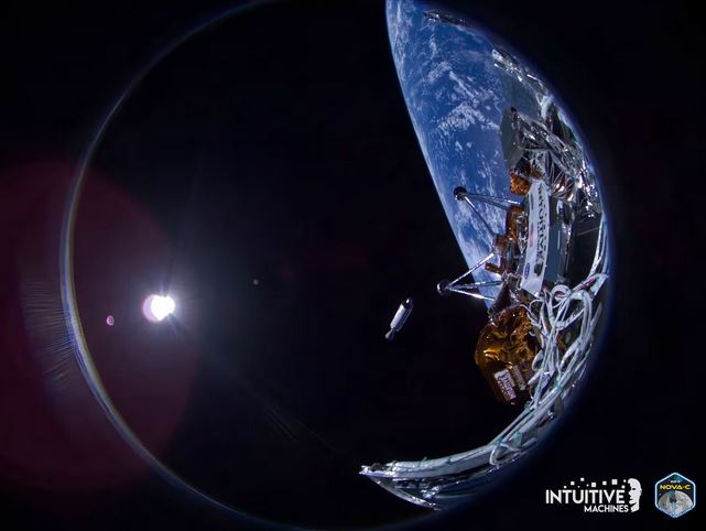 O módulo de pouso Nova-C, chamado Odysseus, tem instrumentos para demonstrar tecnologias que aumentarão a eficiência, a precisão e a segurança do pouso de futuras espaçonaves