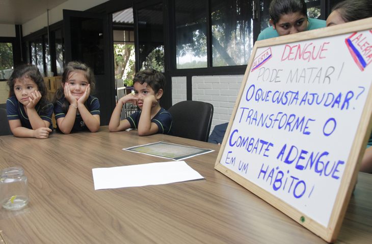 No CEI Detran as crianças da turma V tiveram uma vivência sobre o assunto