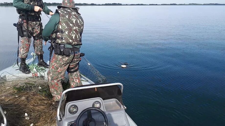 A operação carnaval com enfoque à prevenção à pesca predatória devido a piracema