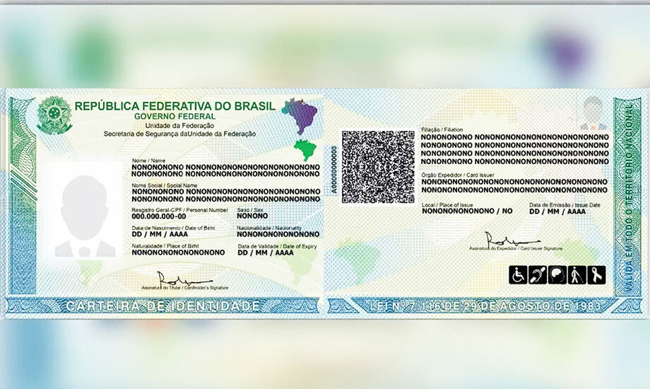 Nova carteira de identidade