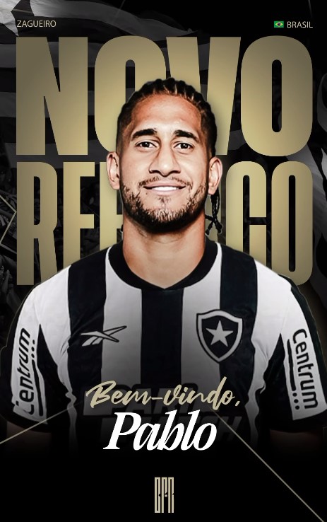 Pablo é jogador do Flamengo e foi emprestado ao Botafogo