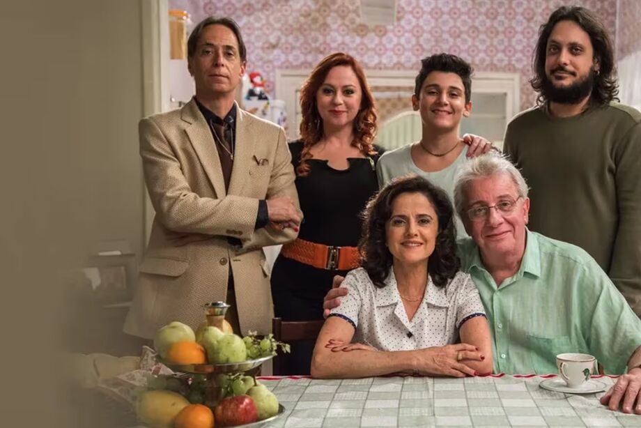 Personagens de 'A Grande Família' em imagem exibida na plataforma Globoplay em fevereiro de 2024