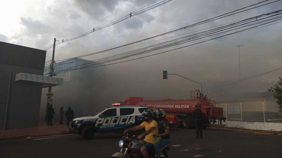 Incêndio foi controlado