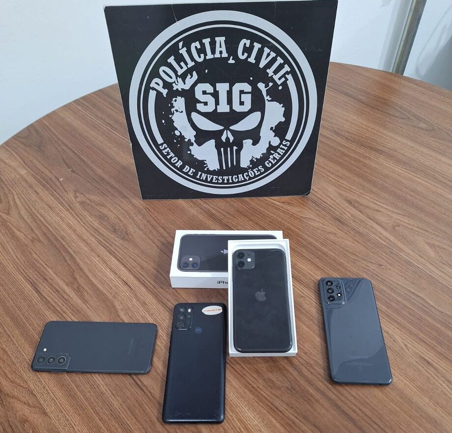 Polícia Civil recupera celulares com restrição criminal e prende receptadores em Três Lagoas