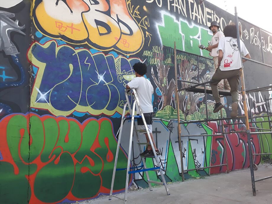 Mural será 'grafitado'